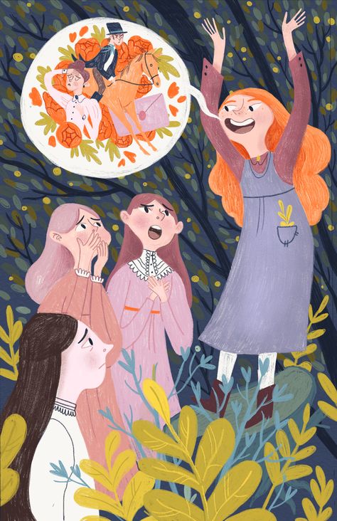 Telling A Story Illustration, Anne Of Green Gables Background, Story Telling Illustration, Anne White, Telling A Story, Anne Shirley, Anne With An E, Tell A Story, Story Telling