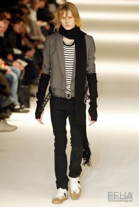 Dior Homme AW04 2000s Fashion Outfits Men, 2005 Fashion, 2000s Japanese Fashion, 2000s Outfit, 2010 Fashion, Designer Clothing Brands, Hedi Slimane, 2000s Fashion, Rick Owens