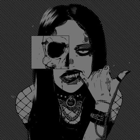 Emo Pics, Xbox Pfp, Jfashion Kawaii, Images Hello Kitty, 흑백 그림, Dark Art Drawings, Goth Art, Punk Grunge, Edgy Wallpaper