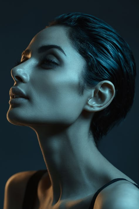 Color Lights - Babak Fatholahi on Fstoppers Beauty Fotografie, Portret Feminin, Color Lights, 얼굴 그리기, Face Drawing Reference, Portrait Lighting, Photographie Portrait Inspiration, Photographie Inspo, 인물 드로잉