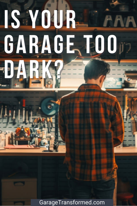 Is your garage too dark? In this post, we offer a guide to help homeowners ensure they have enough light in their garage for any project! 

Brighten up your workspace with our lighting tips at GarageTransformed.com. Black Ceiling Garage, Garage Lighting Ideas, Garage Door Lights, Replace Light Fixture, Heat Safety, Compact Fluorescent Lamps, Walkway Lighting, Led Garage Lights, Hanging Christmas Lights