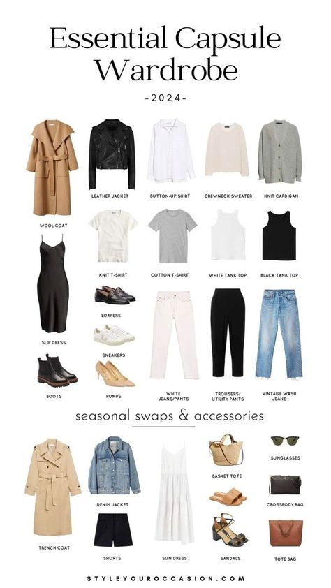 Garconne Style, Year Round Capsule Wardrobe, Minimal Capsule Wardrobe, Age Makeup, Old Age Makeup, Stylish Outfits For Women, Neutral Wardrobe, Essential Wardrobe Pieces, Neutral Capsule Wardrobe