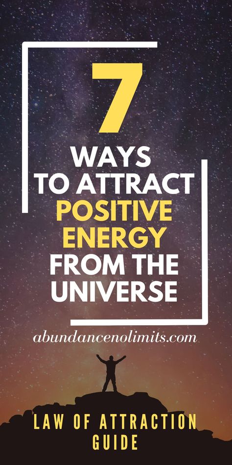 7 Ways to Attract Good Energy Today. Learn law of attraction techniques for beginners. Simple Ways to Bring Positive Energy into Life using law of attraction techniques. #lawofattraction #manifestation #affirmations #positiveenergy Mantras For Positive Energy, Attract Good Energy, Attract Positive Energy, Creating Positive Energy, Financial Abundance, Gratitude Affirmations, Money Manifestation, Attraction Quotes, Wealth Affirmations