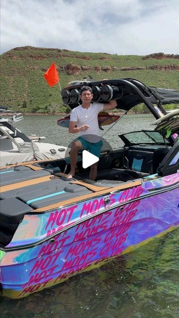 Taylor Calmus on Instagram: "Every boat on the water needs this!
@mcboatcompany 
.
.
.
#boat #boatlife #hack #wakesurf #wakeboarding" Wakesurfing Boats, Wakeboard Boats, July 10, Wakeboarding, Need This, Boats, Water, On Instagram, Instagram