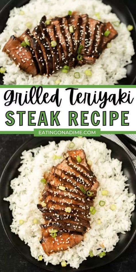 Teriyaki Steak Marinade, Cheap Steak, Ways To Cook Steak, Teriyaki Steak, Tuna Steak Recipes, Teriyaki Recipe, Flank Steak Recipes, Cooking Mama, Teriyaki Beef