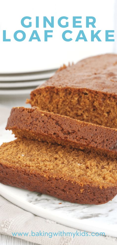 Ginger Bread Loaf, Xmas Cake Recipes, Ginger Loaf Cake, Coffee Cake Loaf, Ginger Loaf, Cake Recipes Uk, Afternoon Tea Cakes, Cake Cooking, Loaf Cake Recipes