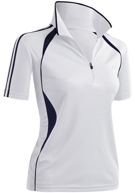 Womens Golf Wear, Golf Pants Women, Sports Polo Shirts, Womens Golf Shirts, Golf Attire, Golf Wear, Polo Shirt White, Golf Skirts, Golf Outfits Women