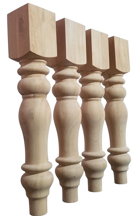 PRICES MAY VARY. Listing is for a Set of 4 Premium Quality Unfinished Dining Table Legs 5x5x28.5 Inch Leg Easy to Stain or Paint- Leg is premium quality for painting free of oils and knots Intended for professional contractors and DIY woodworkers HARDWOOD- Maple Family Parawood PRICE IS FOR A SET OF 4 LEGS! Dimensions: 
28.5" Tall 
5" square shank This is a substantially large leg and will support the weight of even the heaviest tables. Wood Species: 
Hard Wood Parawood Can be used with pine or Farmhouse Kitchen Tables Overstock, Large Wood Table Office, Farmhouse Dining Table Wood, Kitchen Table Size For Room, Unfinished Dinning Table, Chunky Wood Table Legs, Unfinished Wood Table Legs Chunky, Cream Table With Stained Top, Fyi Farmhouse Table