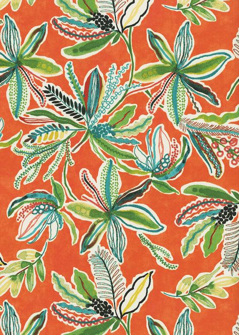 Outdoor Botanical 54" wide, 100 Polyester Repeats: H=27"" V=.12.25" Double Rubs: 27,000 Spring Summer Prints, Tropical Pattern Design, Summer Pattern Design, Tropical Prints Pattern, 2025 Trends, Tropical Fabric Prints, Print Design Trends, Tropical Florals, Tropical Fashion