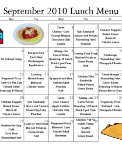 School Breakfast And Lunch Menu Template School Menu Ideas, School Lunch Menu Ideas, Daycare Breakfast Menu Ideas, Daycare Lunch Menu, Lunch Chart, Lunch Menu Template, High School Lunches, Kitchen Management, School Lunch Menu