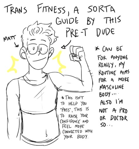 Masc Body Workout, Transmasc Workout Routine, Trans Exercise, Ftm Workout Routine, Trans Ftm Workout, Trans Masc Workout, Transmasc Workout, How To Pass As A Guy Ftm, Korra Workout