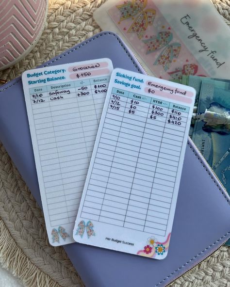 NEW PRODUCT ALERT! Budget categories and sinking fund trackers that fit all A6 cash envelopes. Reusable, doble sided to use with any marker (like sharpies). Add to both your spending and savings cash envelopes. Copy and paste to your browser or DM me to get the link: https://herbudgetsuccess.etsy.com/listing/1758144979 HerBudgetSuccess.etsy.com #cashtracker #spendingtracker #sinkingfundtracker #cashenvelopettacker #savingstracker #zerobasedbudget #biweeklybudgets #spendingplanning #cashe... Sinking Fund, Budget Categories, New Product Alert, Spending Tracker, Sinking Funds, Savings Tracker, Saving Goals, Cash Envelopes, Emergency Fund