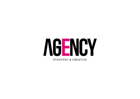 AGENCY_logo Talent Agency Logo, Agency Logo, Event Agency, Desain Editorial, Logo Fonts, The Agency, Creative Direction, Logo Ideas, Creative Agency