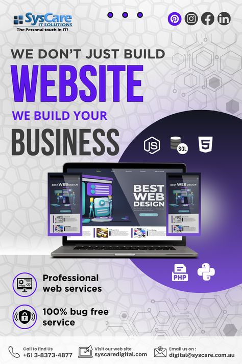 web design, web development, web desin agency, eb Design and Development Service Web Development Creative Ads, Website Development Creative Ads, Education Post, Web Security, Build A Website, Digital Web, Web Design And Development, Web Application Development, Website Services