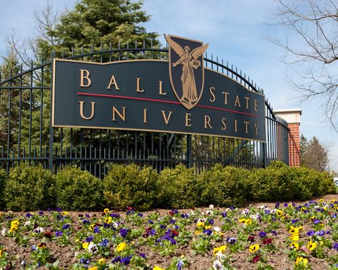 Ball State University. Attended BSU Way Back When. Ball State University Aesthetic, Ball State University, College Vision Board, College List, College Aesthetic, College Board, Red Chair, University Life, High School Classes