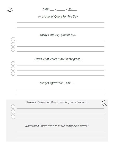 Wellness Diary, 5 Minutes Journal, Journal Prompts For Teens, 5 Minute Journal, Five Minute Journal, Journal Prompts For Kids, Morning Journal, Journal Questions, Gratitude Journal Prompts