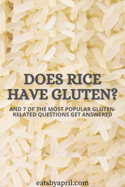 What Is Gluten Intolerance, Gluten Sensitivity Symptoms, What Is Gluten, Gluten Allergy, Healthy Recipes For Diabetics, Gluten Free Dishes, Gluten Sensitivity, Gluten Free Rice, Gluten Intolerance