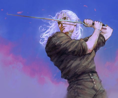 Geralt Of Rivia Fanart, The Witcher Fanart, Witcher 3 Art, The Witcher Series, Witcher Wallpaper, The Witcher Geralt, The Witcher Books, Witcher Art, Yennefer Of Vengerberg