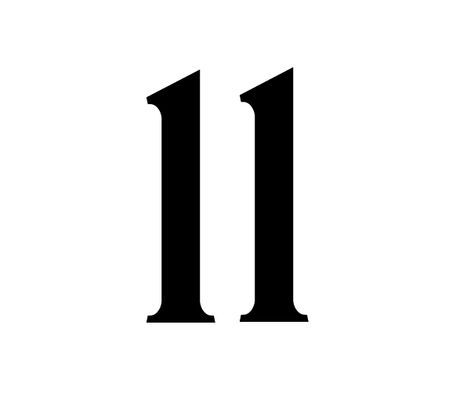 always there... 11 Number Design, Number 11 Tattoo, Dopamine Boost, 11 11 Tattoo, Eleven 11, Number Design, Cute Emoji, White Wallpaper, Body Mods