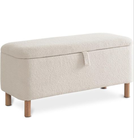 Long Vanity, Storage Bench Ottoman, Bed For Living Room, Entryway Closet, Storage Bench Bedroom, Entryway Bench Storage, House Aesthetic, Vanity Chair, Living Room Bench