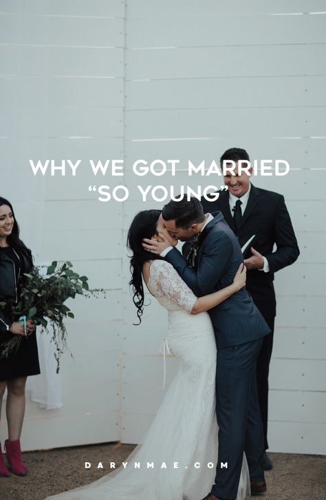 Why I got married so young, despite the judgement and questions. Being married young is such a blessing! Married Young Couple, Getting Married Young, Young Married Couple, Young Quotes, Marrying Young, Made Me Laugh, When I Get Married, Future Family, I Got Married