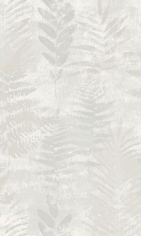 Fern Leaves Tropical Wallpaper in Grey Wallpaper Texture Seamless, Flock Wallpaper, Green Leaf Wallpaper, Wallpaper Seamless, Wallpaper Interior, Fern Leaves, Tropical Wallpaper, Bramble, Stunning Wallpapers