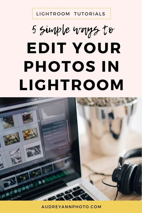 These 5 simple lightroom editing tips and tricks will teach you how to use Lightroom to enhance yoour photos.  Plus grab a free Lightroom workflow cheat sheet so you know exactly what to do when editing in Lightroom! Editing Checklist, How To Use Lightroom, Canon 700d, Canon 80d, Photography Cheat Sheets, Mixed Media Photography, Lightroom Tutorial, Edit Your Photos, Lightroom Editing