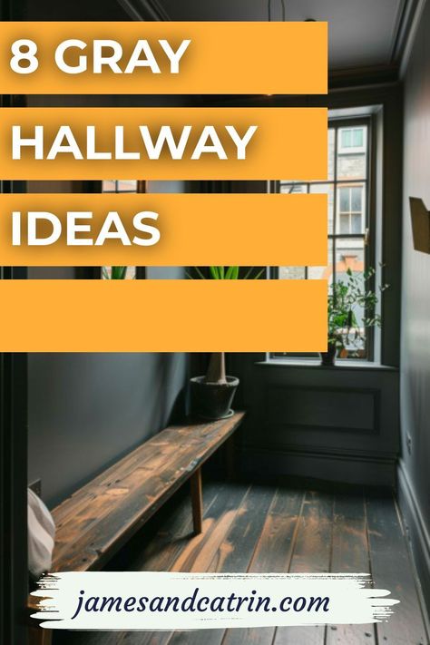 Get inspired by our selection of gray hallway ideas, featuring everything from muted tones to dramatic charcoal. These ideas prove that gray is anything but boring, offering endless possibilities for creating a captivating entryway. 🖌🏠 Embrace the trend and make a statement. #GrayHallwayIdeas Dark Gray Hallway, Gray Hallway Ideas, Dark Grey Hallway, Grey Hallway Ideas, Gray Hallway, Grey Hallway, Hallway Colours, Dark Steel, Grey Hall