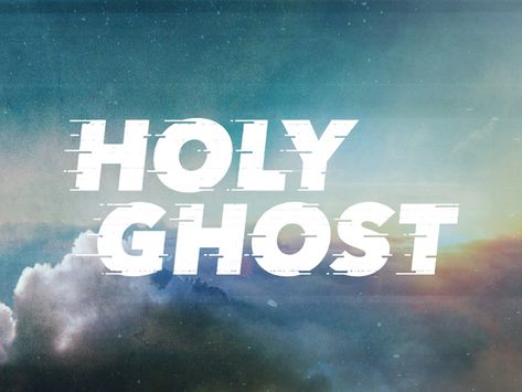 Holy Ghost Holly Spirit, Brand Typography, Church Graphic Design, Church Events, Ghost Design, Graphic Inspiration, Jesus Images, Holy Ghost, Preschool Worksheets