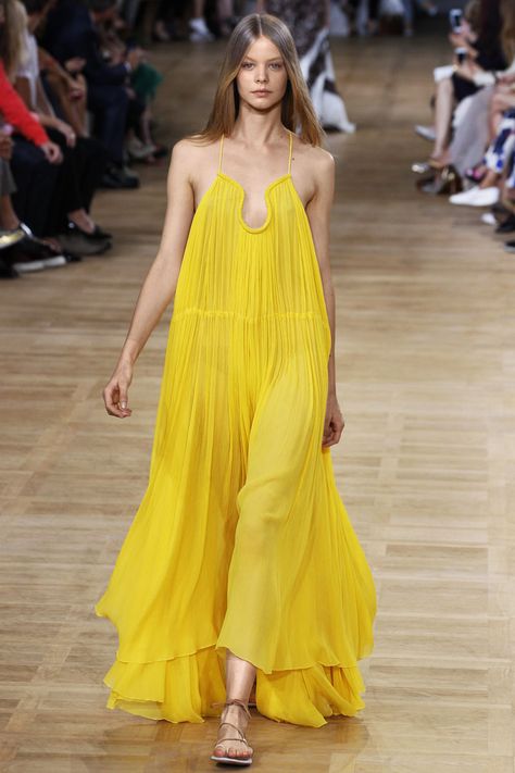 Chloé Dress, Deadstock Fashion, Resort Maxi Dress, Chloe Fashion, Chloe Clothing, Chloe Dress, Summer Lovin, Yellow Fashion, Wearing Clothes