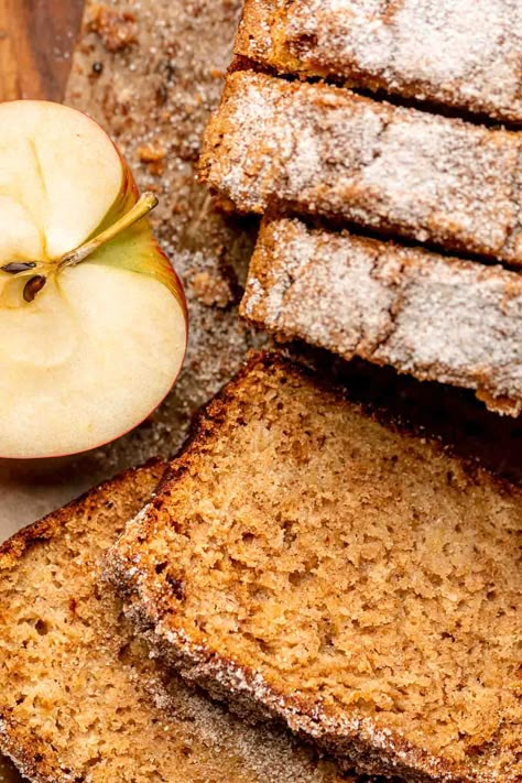 Apple Cider Quick Bread, Apple Cider Donut Bread, Apple Cider Donut Loaf, Apple Cider Bread, Cider Bread, Apple Cider Muffins, Donut Bread, Bread Desserts, Apple Bread Recipe