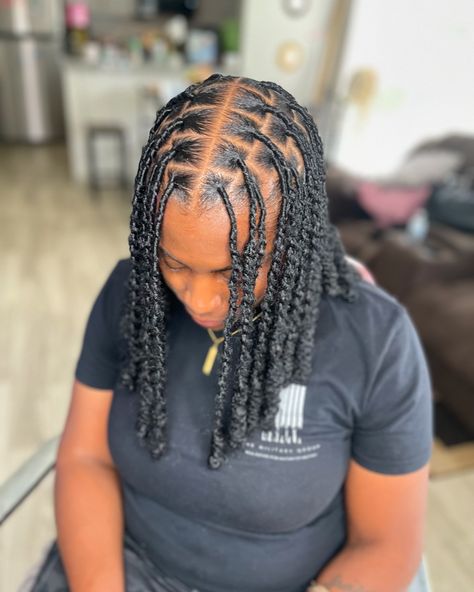 18 inch Soft Locs + Barrel Knots “Add On”. Click the 🔗 . . . #softlocsjax #fauxlocsjax #fauxlocs #softlocs #jaxbraids #jaxlocs #locstyles #jacksonvillelocs #jacksonvillebraids #904braids #duvalbraids 4 Braids, Soft Locs, Loc Styles, Faux Locs, Locs, Hair Inspo, Barrel, Braids, Hair