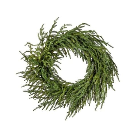 PRICES MAY VARY. Featured in Elle Decor, House Beautiful and more, our natural touch artificial Norfolk pine wreath is the Christmas wreath you have been looking for. Featuring lush, lifelike greenery, this luxe faux winter wreath is perfect to bring nature indoors so you can enjoy fresh-looking Christmas greens all season long. Look no further, our Norfolk Pine Wreath is the must-have choice to decorate your festive home for the holidays!24" Wide x 13" Inner DiameterGrapevine Base, 2" Wide75% P Afloral Norfolk Pine, Black White And Green Christmas Decor, Front Entrance Christmas Decor, Christmas Front Door Decor Entrance, Small Christmas Wreaths, Mini Christmas Wreath, Christmas Greens, Norfolk Pine, Bring Nature Indoors