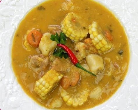 Jamaican Corn Soup, Caribbean Corn, Flour Dumplings, Corn Soup Recipes, Trinidad Recipes, Indian Corn, Caribbean Food, Corn Soup, Comfort Dishes