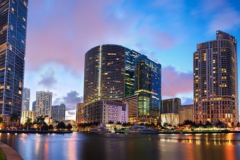 Brickell vs Edgewater: Which Miami Neighborhood is Best? | CondoBlackBook Blog Edgewater Miami, Downtown Art, Brickell City Centre, Moving To Miami, Miami City, Downtown Miami, Manifestation Board, Financial District, Luxury Condo