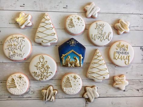 Beautiful Christmas Cookies, Merry Christmas Cookies, Wonderful Counselor Mighty God, S Cookies, Isaiah 9, Wonderful Counselor, Isaiah 9 6, Winter Cookie, Happy Birthday Jesus