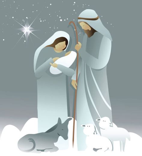 Nativity Painting, Nativity Silhouette, Art Sacre, Dry Pastel, Christmas Nativity Scene, Christmas Graphics, Christmas Card Crafts, Holiday Background, Religious Christmas