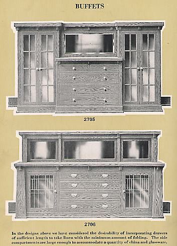 Universal Millwork 1920 - Buffet | Built in Buffets | Daily Bungalow | Flickr Buffet Built In, 1920 Bungalow, 1920 House, Vintage Brochure, Craftsman Dining Room, Dining Room Built Ins, Craftsman Interiors, Dining Room Built In, Built In Buffet