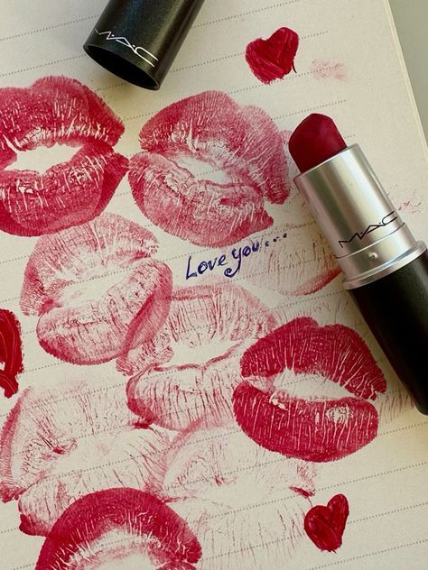 Kissy Lips Aesthetic, Lipstick Graphic Design, Mac Lipstick Aesthetic, Kiss Lipstick Aesthetic, Lipstick Aesthetic Photography, Lipstick Stain Aesthetic, Lipstick Kiss Art, Red Lip Aesthetic, Red Girly Aesthetic