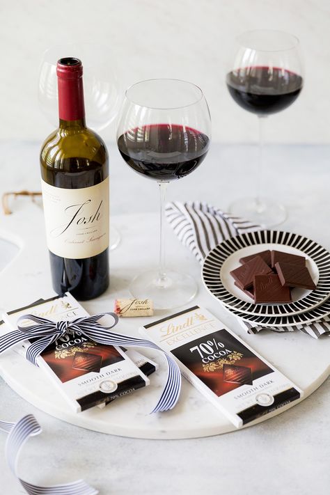 All you need to know to host a Chocolate Pairing Party from the perfect chocolate pairings with wine, cheese, and even scotch to party favors and decor! Wine And Chocolate, Chocolate Wine, Chocolate Pairings, Wine And Cheese Party, Wine Photography, Cheese Party, Wine Desserts, Wine Food Pairing, Wine Cheese