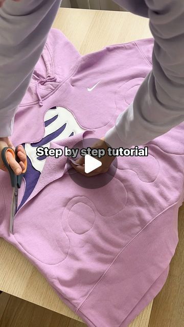 Too Small Hoodie Refashion, Sweatshirt Patches Ideas, Sweatshirt Makeover Ideas Diy, Hoodie Upcycle Diy Sweatshirt Refashion, Reverse Applique Sweatshirt Diy, Sweatshirt Makeover Diy, Patch Hoodie Diy, Reverse Applique Sweatshirt, Hoodie Diy Upcycle