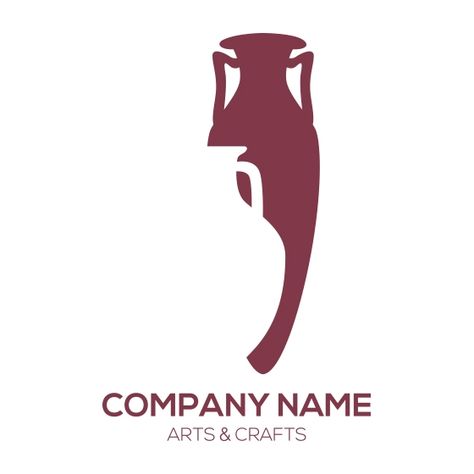 Pottery Logo Design, Pottery Logo, Resturant Design, Pottery Lessons, Logo Samples, Handmade Packaging, Ceramic Workshop, Logo Design Ideas, Free Vector Illustration