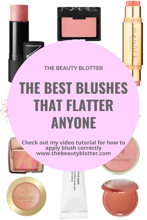 Today I am sharing the most flattering and best blushes & how to apply them, ranging from cream to powder and high end to drugstore. I share the best blushes for mature skin and women over 40. Video makeup tutorial is included #blusher #drugstoremakeup #makeupover40 Best Drugstore Cream Blush, Best Drugstore Blush, Best Blushes, Drugstore Blush, Benefit Blush, Best Bronzer, Video Makeup, Makeup Over 40, Best Drugstore Makeup