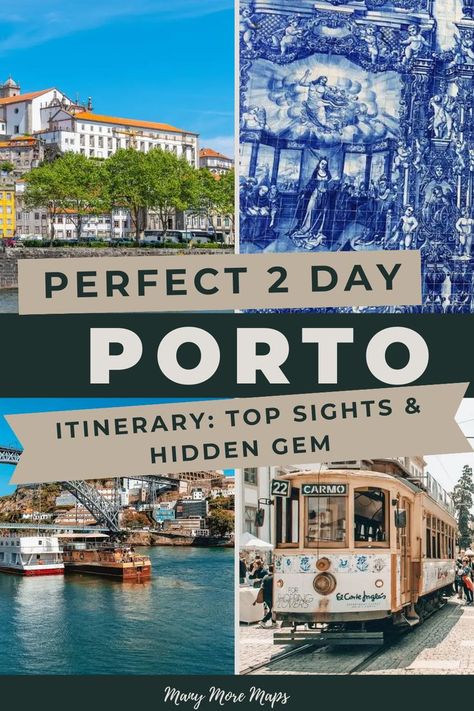 Are you traveling to Porto Portugal and are you wondering what to do in Porto? Here's the best 2 days in Porto itinerary to make the most of your Portugal trip. If you have just the weekend to visit Porto, then make the most of your 48 hours: you must see the Porto Fado Show, plus more things that you need to add to your Porto bucket list. Discover lots of travel tips on where to stay in Porto, what to eat, and best time to visit this European city. Click now to plan your perfect Porto getaway! Day Trips From Porto, Porto Portugal Travel, Porto Travel, Portugal Trip, Portugal Vacation, Viking Cruises, Portugal Travel Guide, Lisbon Travel, European City