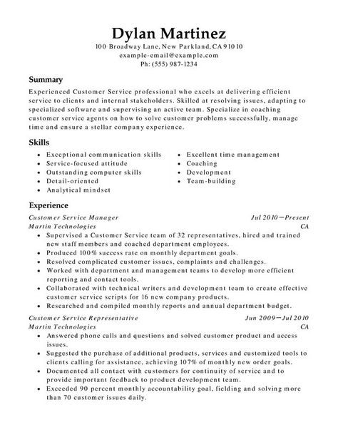 Resume Customer Service, Customer Service Resume Examples, Customer Service Cover Letter, Functional Resume Template, Customer Service Resume, Good Cv, Resume Advice, Resume References, Resume Objective Examples