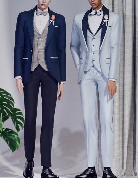 KK Tuxedo (+add hand shape) | KK's creation on Patreon Sims 4 Wedding Clothes Men, Sims 4 Men Tuxedo, Wedding Suits Men Sims 4 Cc, Sims 4 Cc Wedding Clothes Men, Sims 4 Male Tuxedo Cc, Sims 4 Male Wedding Cc, Wedding Cc Sims 4 Male, Sims 4 Wedding Male, Sims 4 Cc Mens Suits