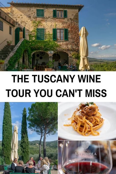 The Chianti Wine Tour in Tuscany You Can't Miss | Tuscan wine tour || Tuscany wine tours | Tuscany wine tour from Florence | Best places in Tuscany for Wine tasting | Wine tasting tips | Tuscany vineyards | Wine tours from Florence | Organic wineries in Tuscany | Wine tasting in Tuscany #Tuscany #wine #TravelBlissNow Best Wine Tours In Tuscany, Tuscany Wine Tasting, Tuscany Wineries, Tuscany Wine Tour, Tuscany Vineyard, Tuscany Wine, Chianti Wine, Vineyard Tour, Greece Trip