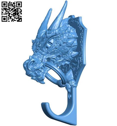 Dragon Head wall hook B004305 file stl free download 3D Model for CNC and 3d printer – Download Free STL Files Stl Free Download, Cnc Carving, Cnc Engraving Machine, 3d Printer Files, 3d Files, 3d Printing Art, Cnc Engraving, 3d Printer Designs, 3d Printing Diy