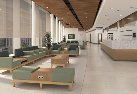 Ojai Lounge and Occasional Tables Waiting Room Healthcare Lobby Design, Health Clinic Interior Design, Waiting Area Design, Health Architecture, Medical Office Interior, Modular Bench, Hospital Design Architecture, Hospital Waiting Room, Waiting Room Design