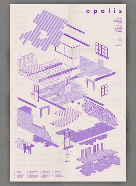 mono Serial Sections Architecture, Purple Architecture, Paper Fox, Architecture Presentation Board, Architecture Collage, Architecture Graphics, Presentation Layout, Layout Architecture, Architecture Poster